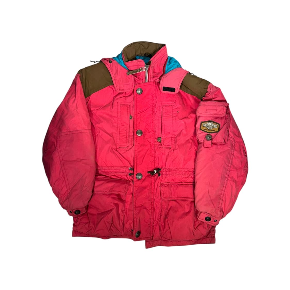 피닉스 핑크 스키 점퍼 오버핏 파카 후드 자켓 상품이미지5