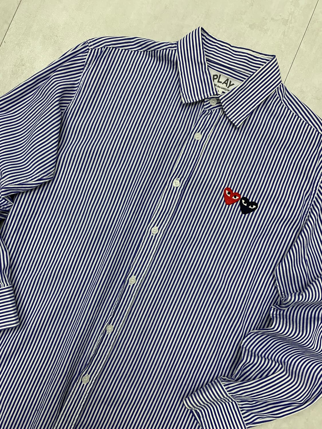 꼼데가르송 스트라이프 셔츠 #638 상품이미지2