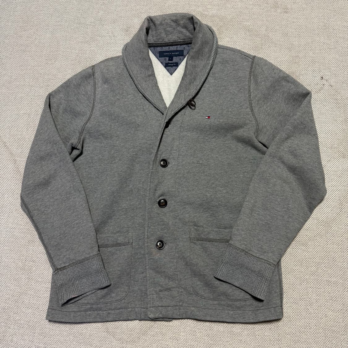 타미힐피거 카라 가디건 자켓 상품이미지1