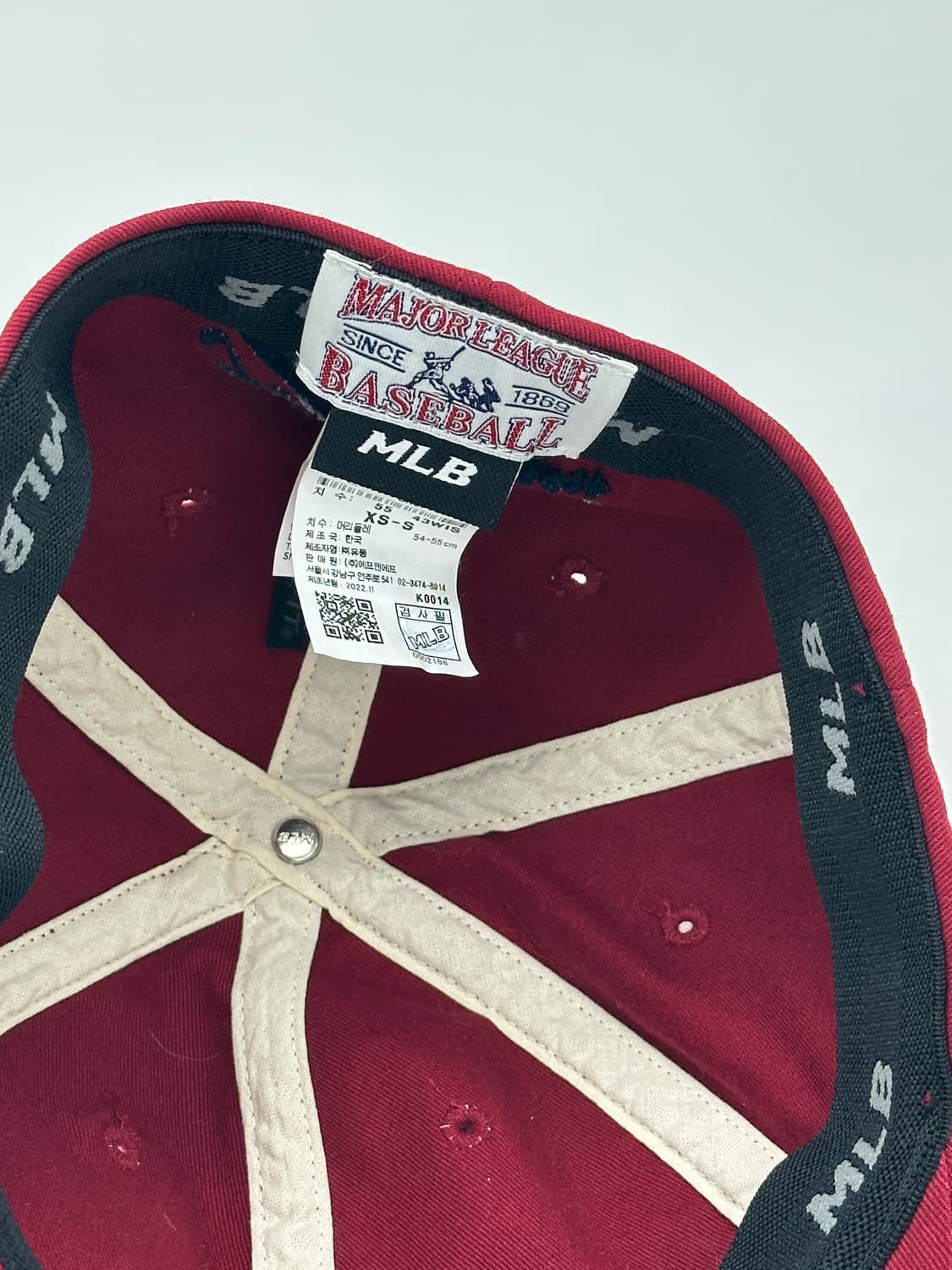 [S-M] MLB 엠엘비 보스턴 레드삭스 레드톤 볼캡 모자 상품이미지6