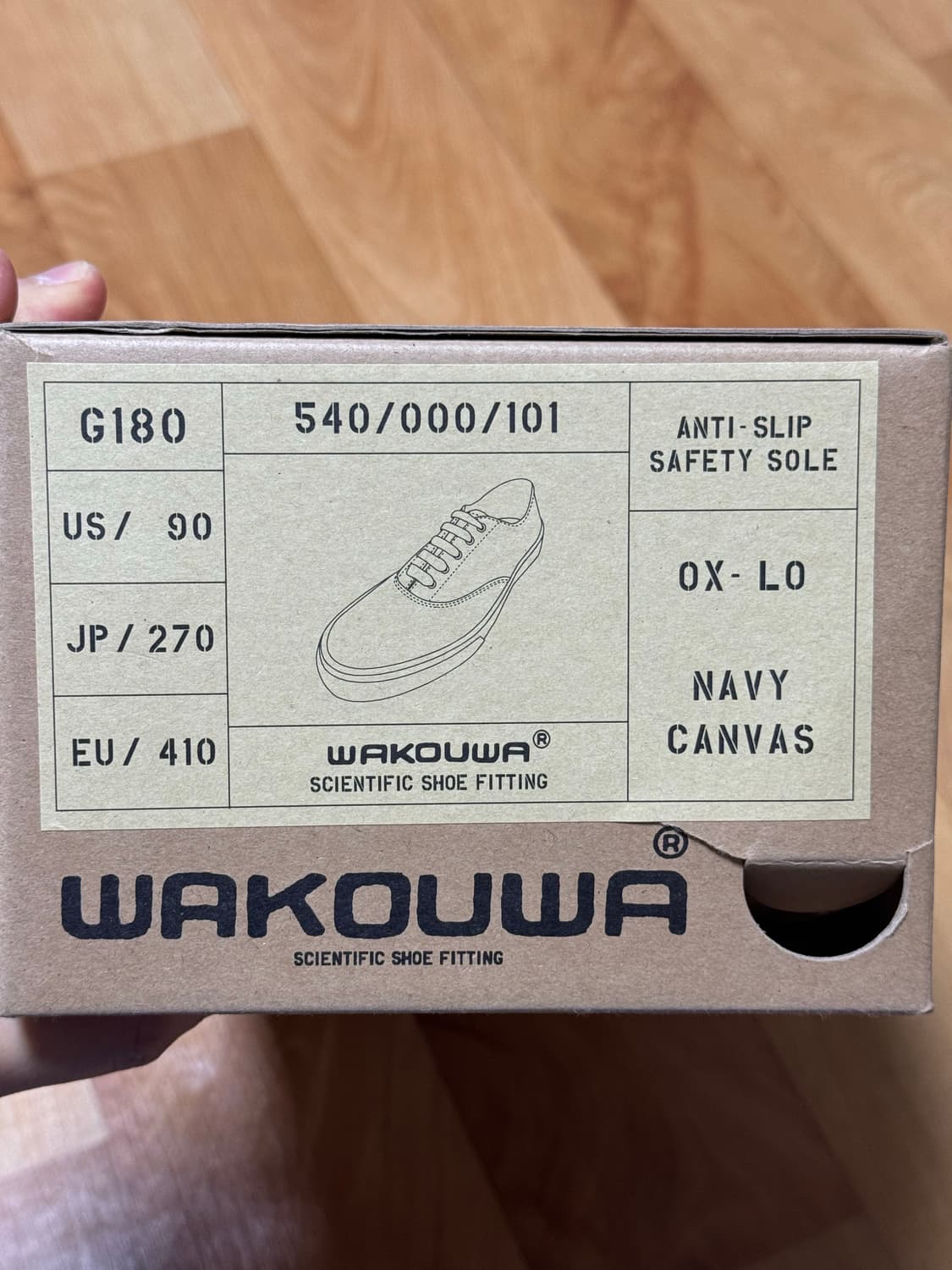 와쿠와 덱슈즈 네이비 270 상품이미지8