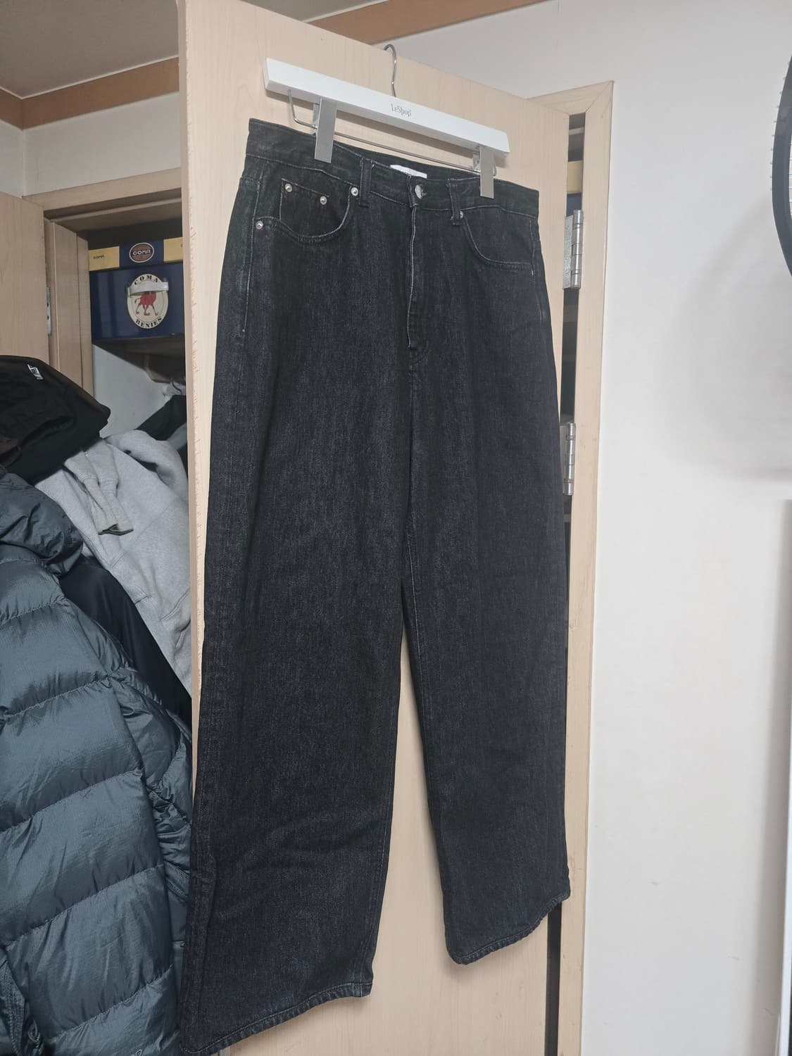 브랜디드 51036 콘밀원단 오닉스 블랙진32 상품이미지2