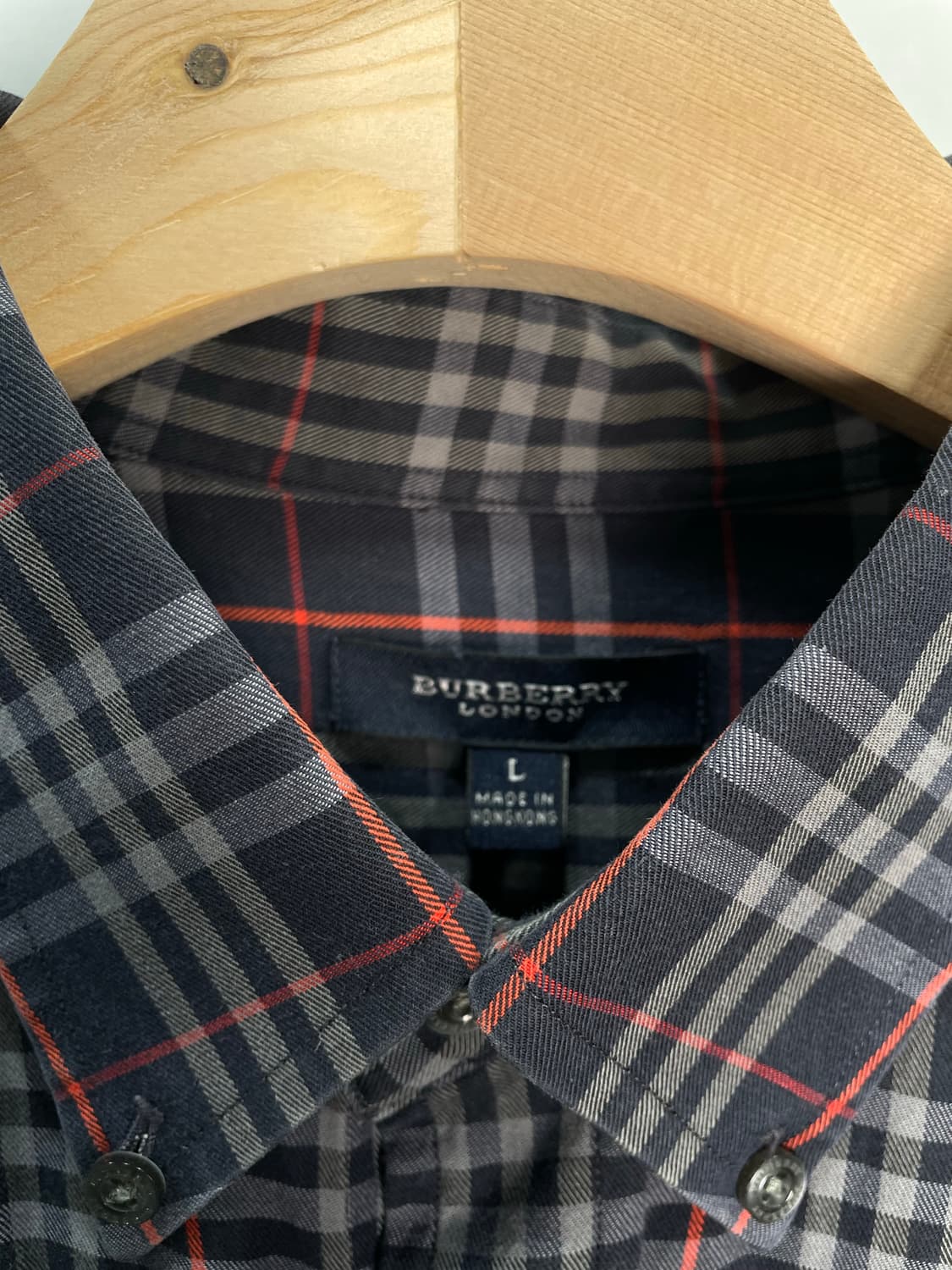 버버리 체크 셔츠 상품이미지3