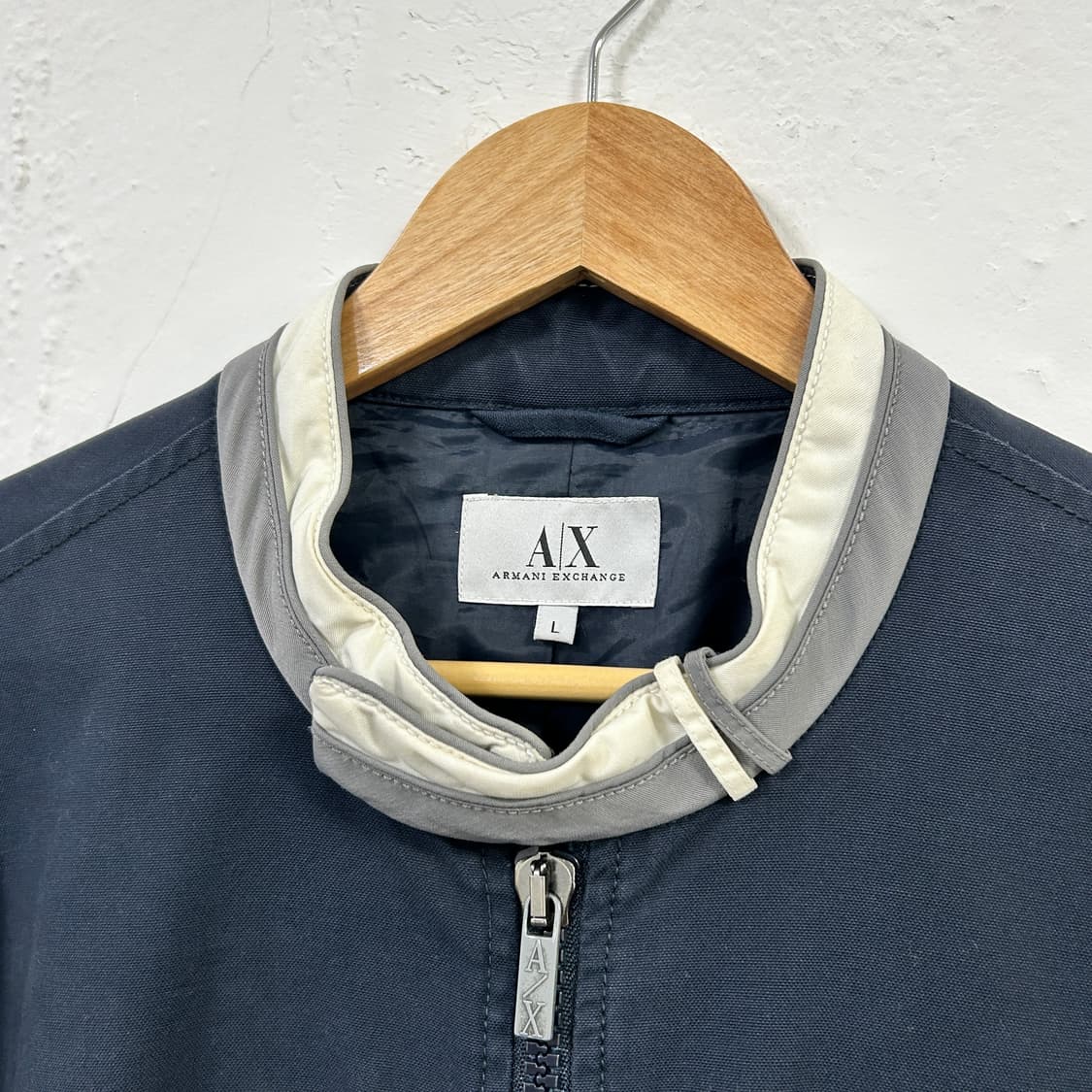 알마니 익스체인지 네이비 싱글 라이더 상품이미지7