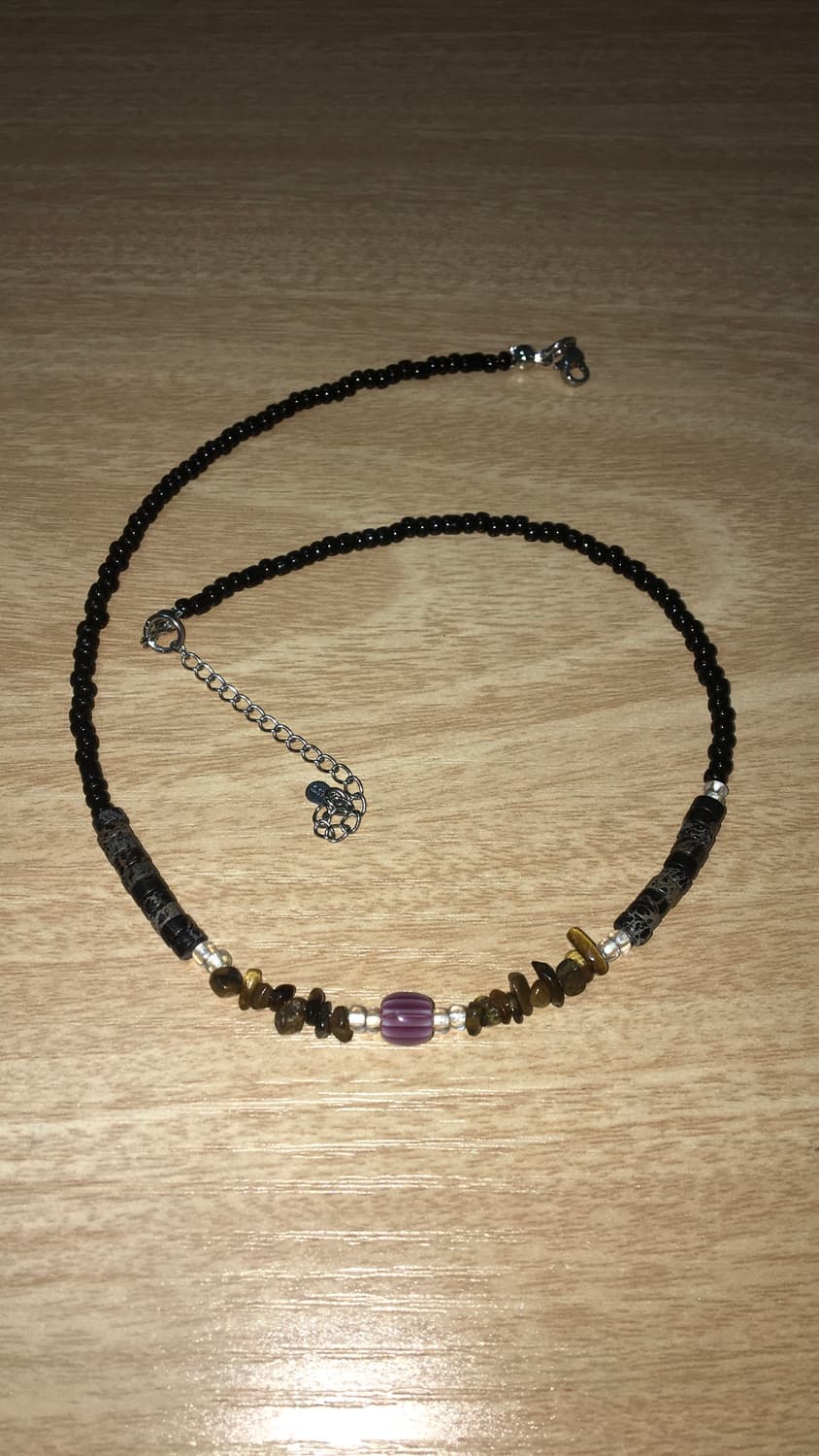 원석 비즈 목걸이 상품이미지1