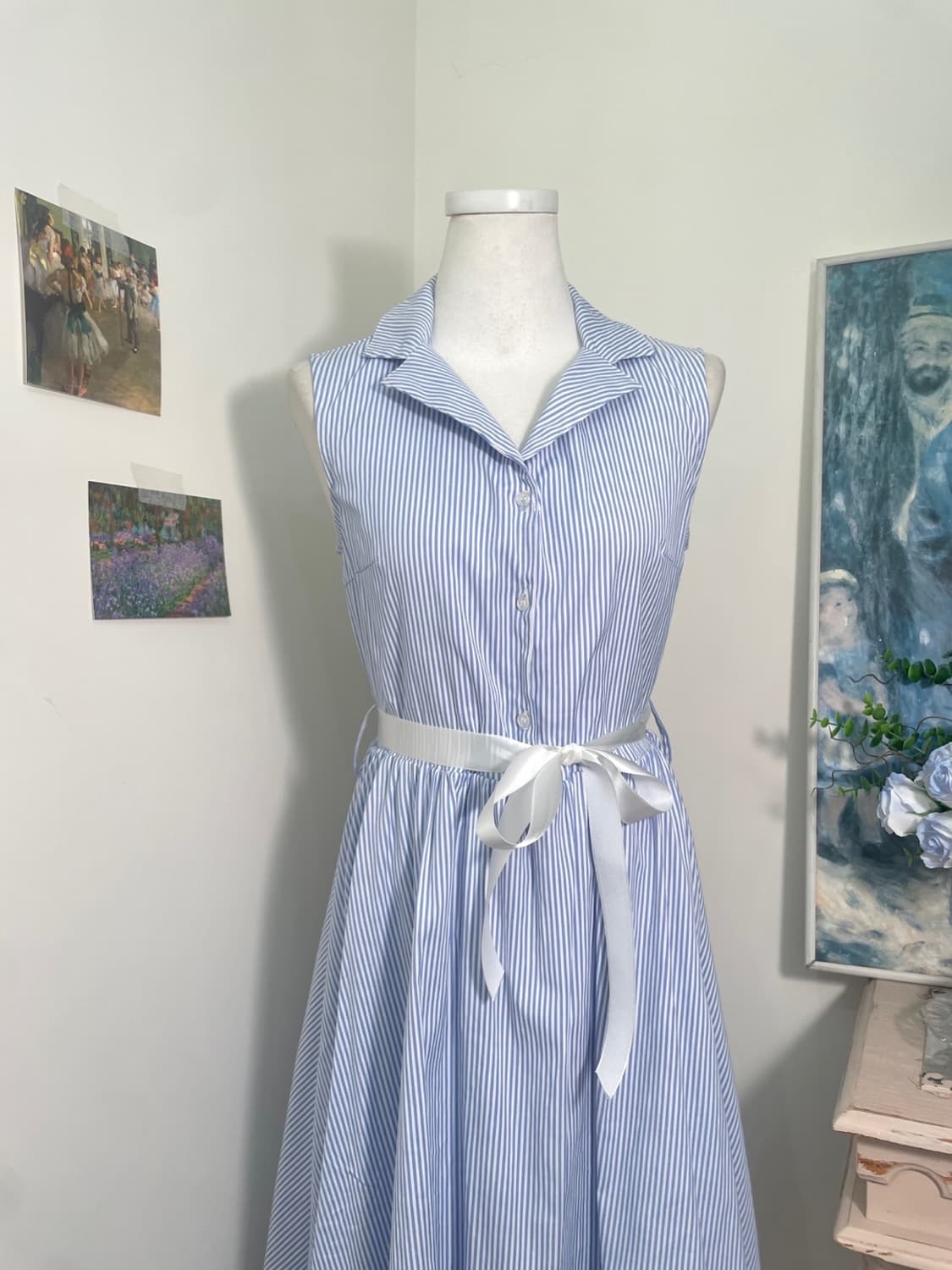 INGNI blue stripe summer collar opc 상품이미지5