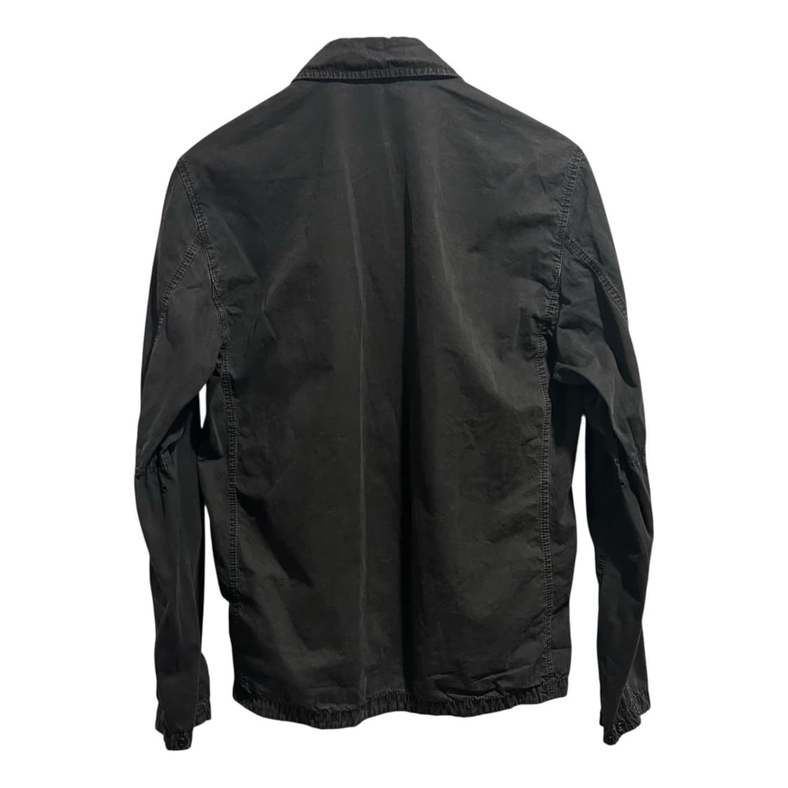 스톤아일랜드 더블 포켓 라이트 코튼 오버셔츠 자켓 블랙 상품이미지5