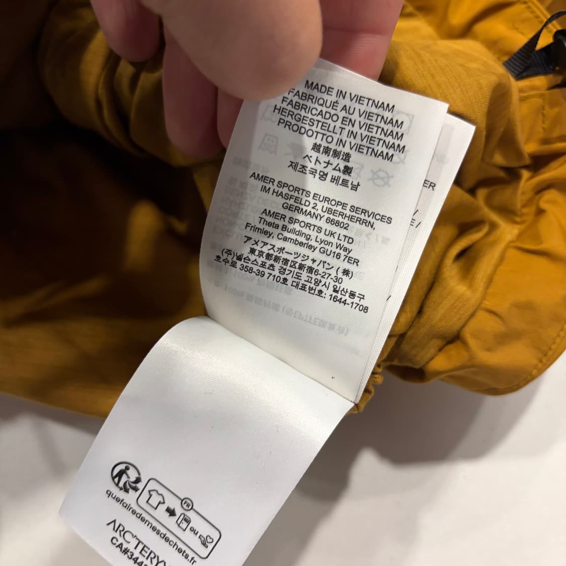 [M] 아크테릭스 고어텍스 솔라노 바람막이 자켓 유콘 B449 상품이미지9