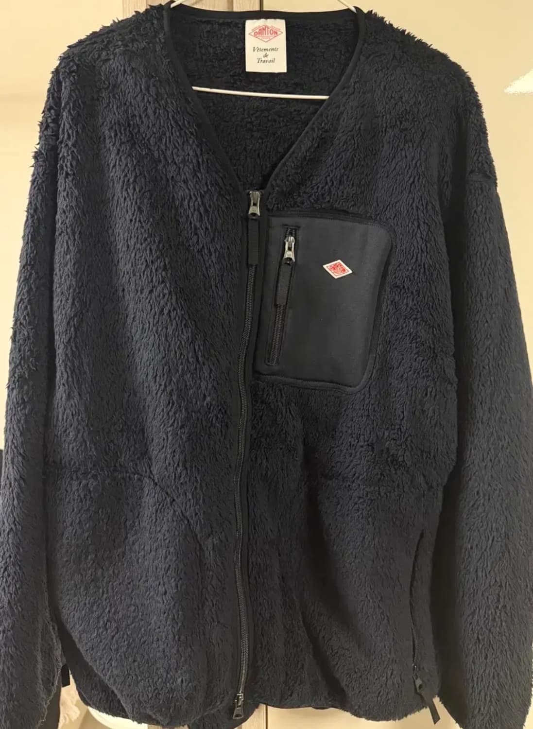 단톤 후리스 44 사이즈 네이비 상품이미지3