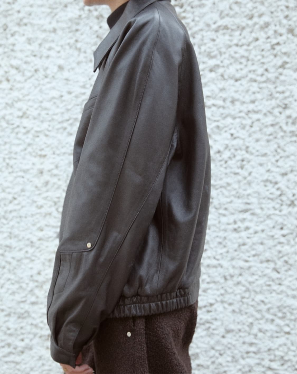 mudule Appendix 레더 블루종 46 상품이미지3