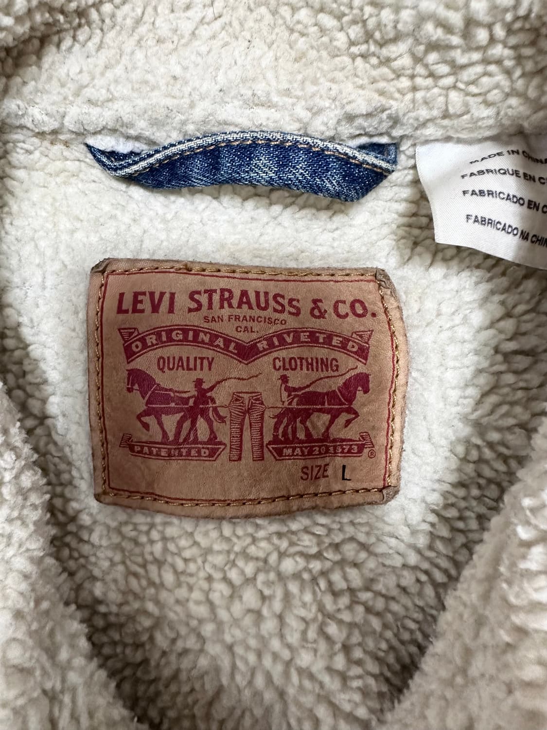 리바이스 쉐르파 양털 데님 자켓 상품이미지4