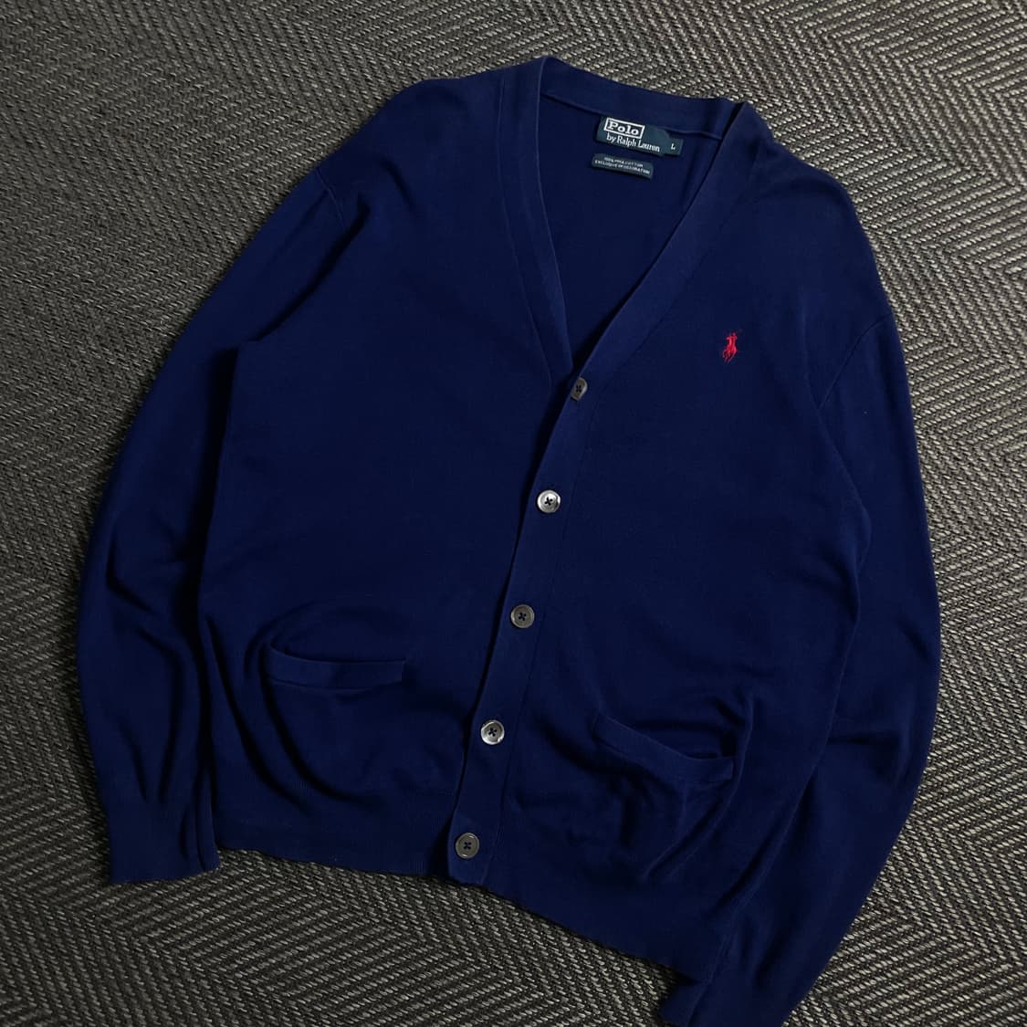 폴로 랄프로렌 포니 피마코튼 미니멀 가디건y 4109 상품이미지1