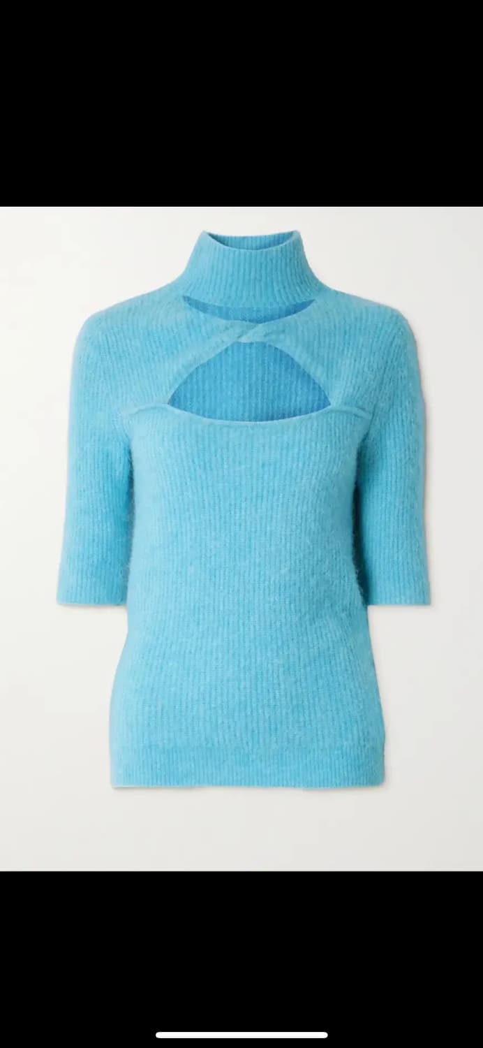 가니 컷아웃 니트탑 (L) 새상품 상품이미지2