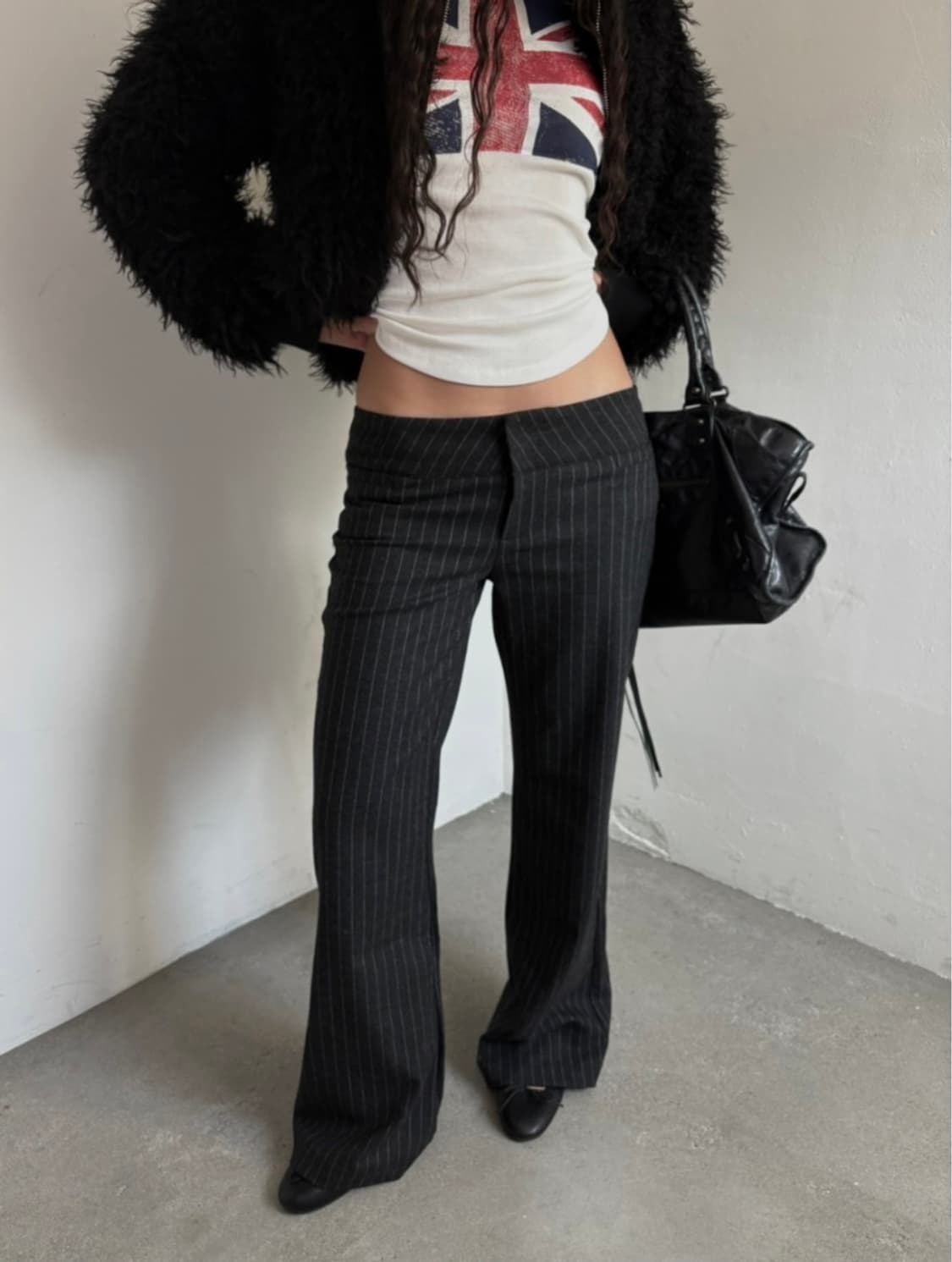 thingsandstuff 키이라 울 스트라이프 팬츠 S  상품이미지1