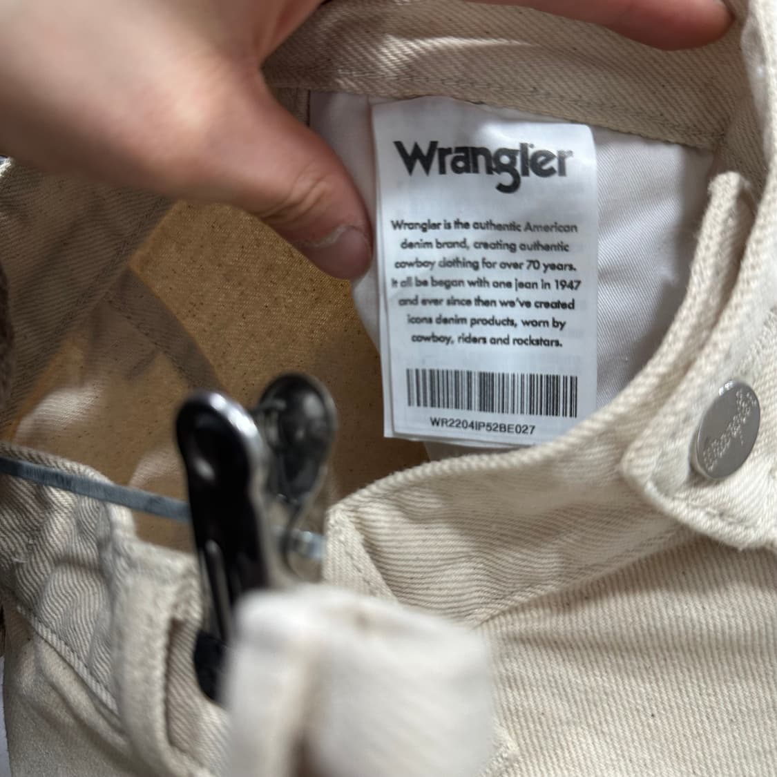 랭글러 코튼 와이드 팬츠 상품이미지3