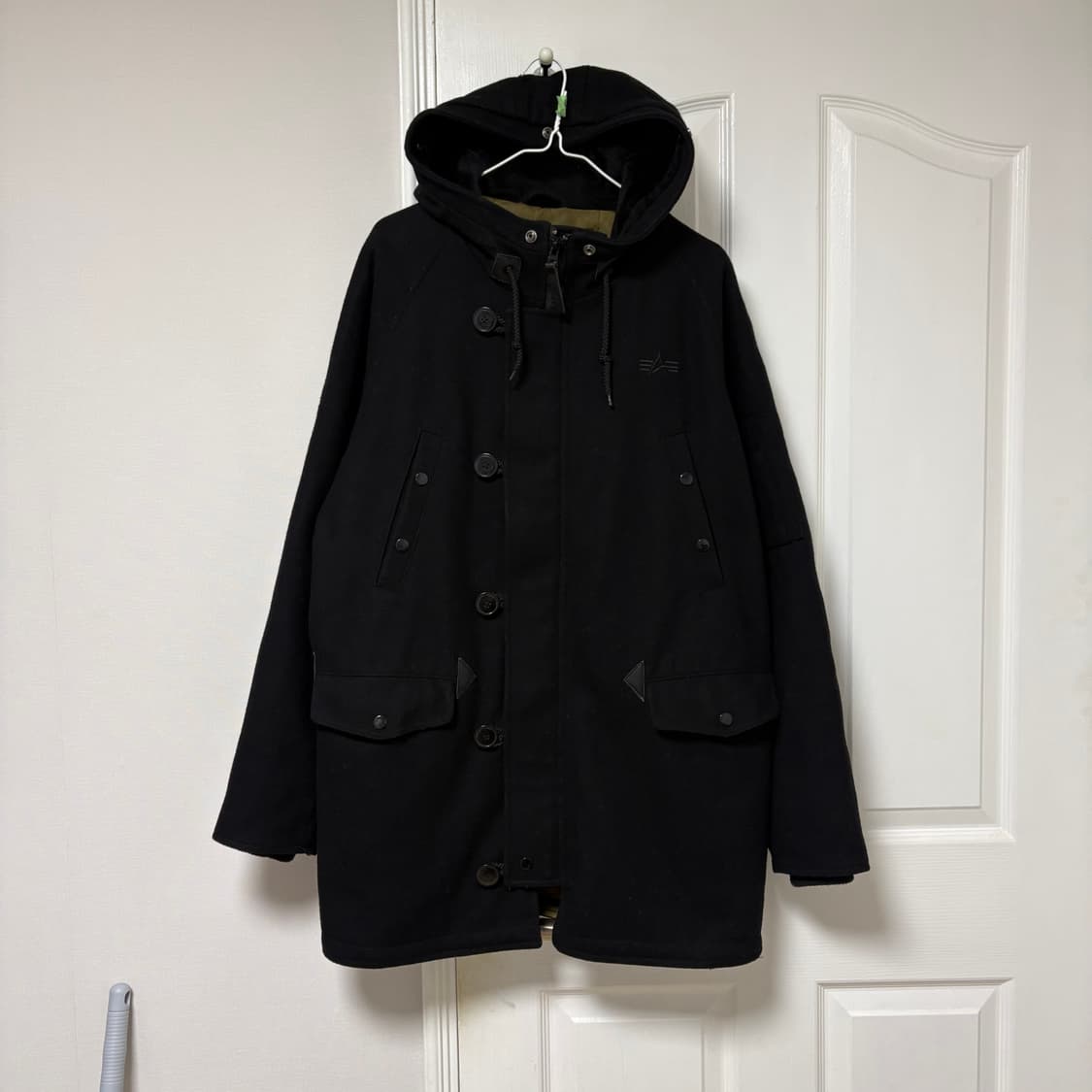 알파 인더스트리 야상 후드 코트 (블랙 105) 상품이미지1