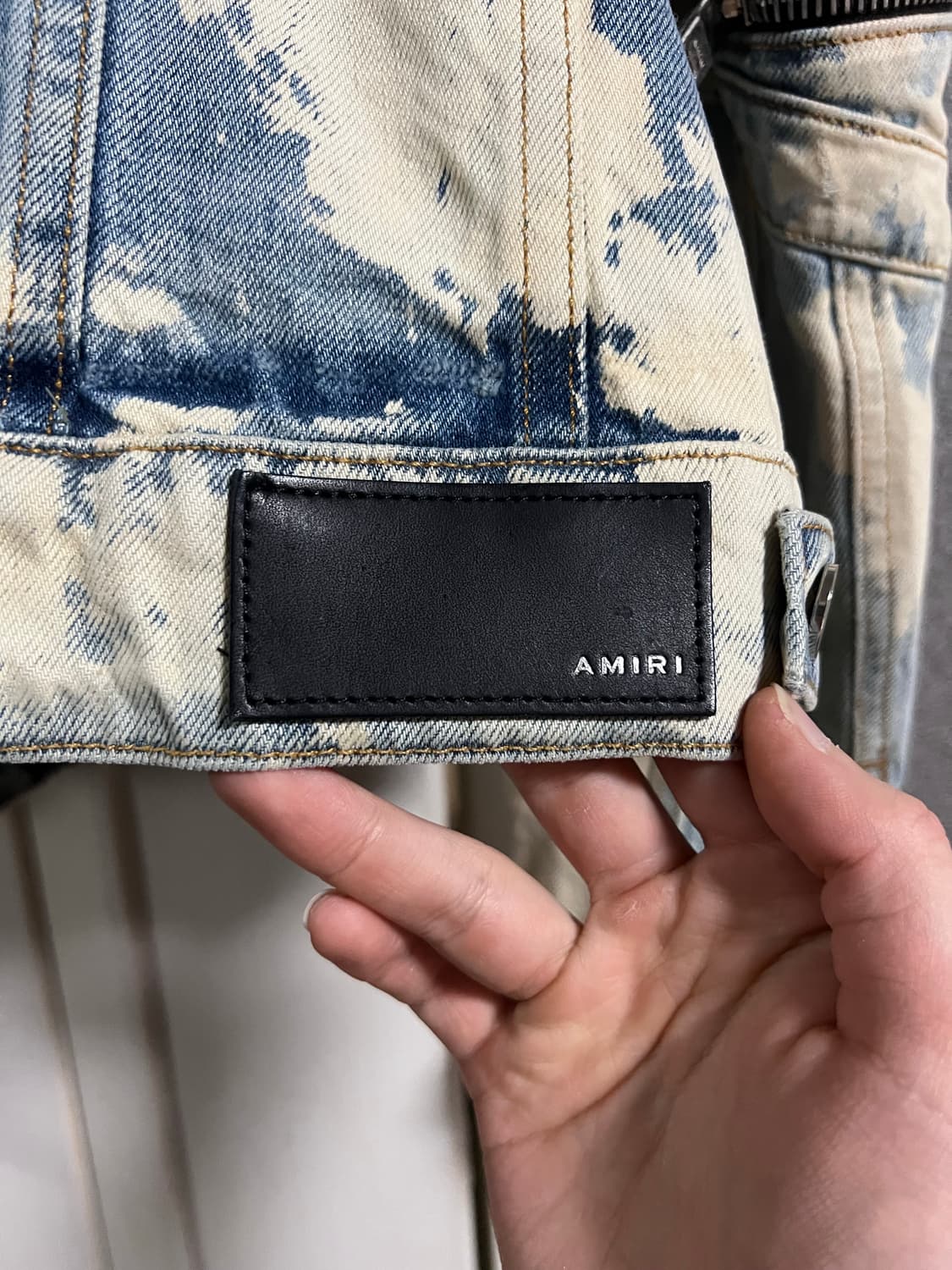 [XL] amiri 아미리 mx2 블리치드 트러커 자켓 상품이미지10