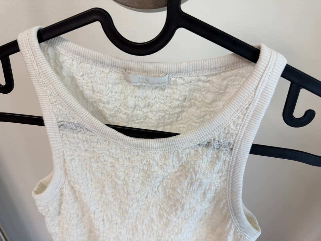 ordes JACQUARD BUBBLE SLEEVELESS 상품이미지4