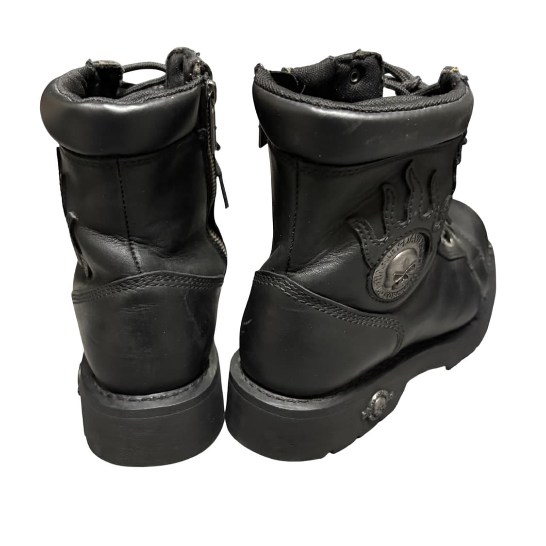 할리데이비슨 스컬 플레임 메탈 토 집업 부츠 270 바이커부츠  상품이미지3