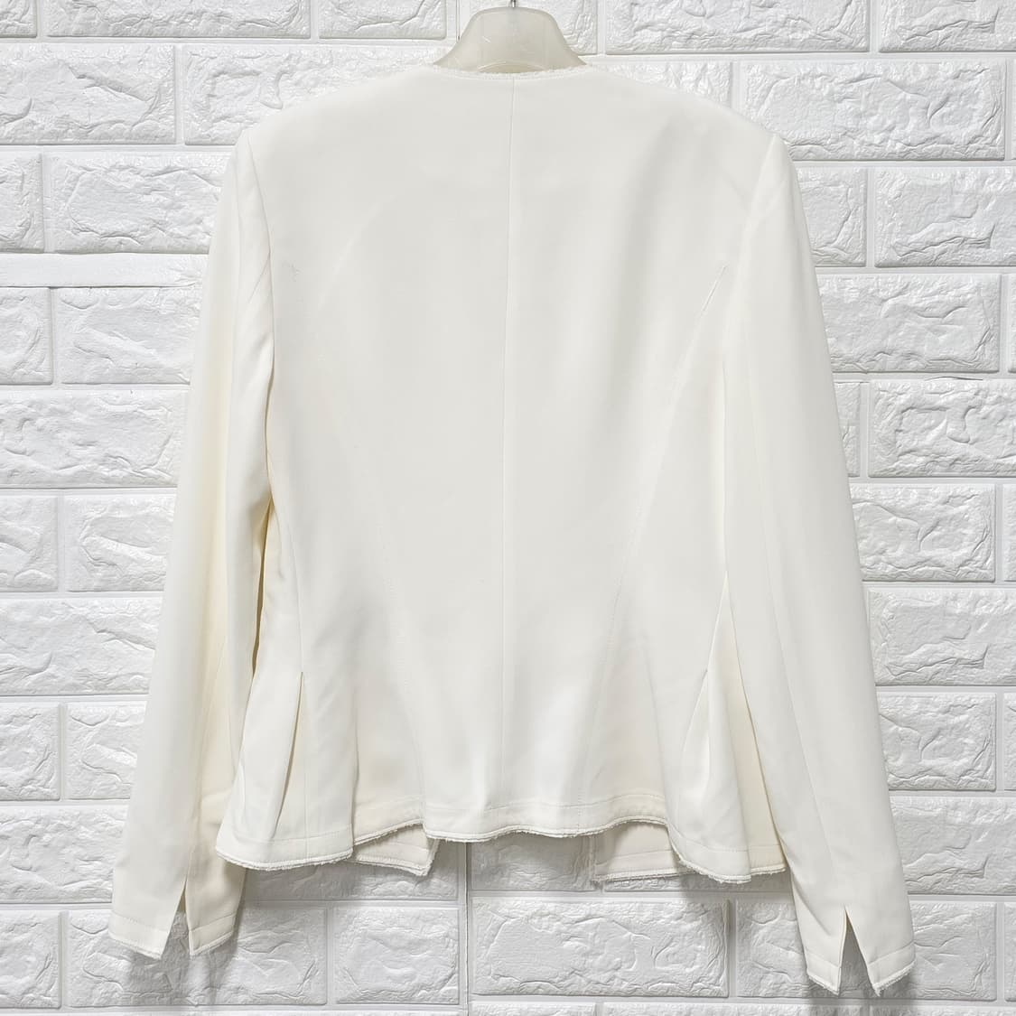 택포) 한섬 타임 TIME 흰색 여성 자켓 M 상품이미지4