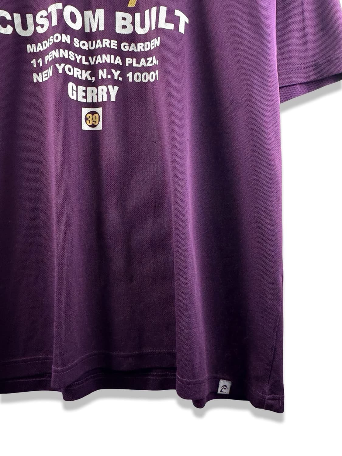 게리코스비 퍼플 메쉬 프린팅 반팔티2204 상품이미지5
