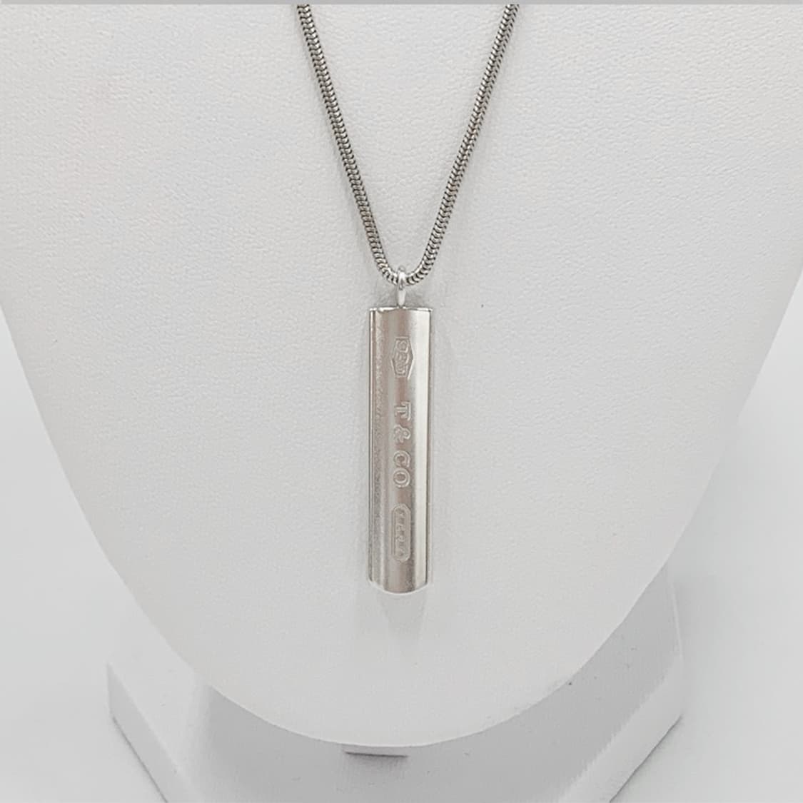 티파니 실버바 펜던트 실버 목걸이 NO.111 상품이미지3