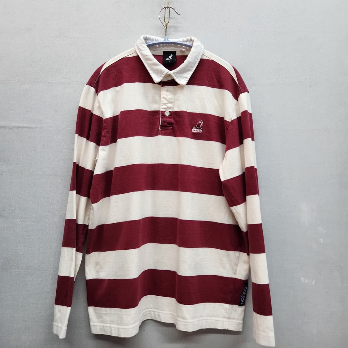 캉골 스트라이프 럭비티 롱슬리브 S(L) 상품이미지1