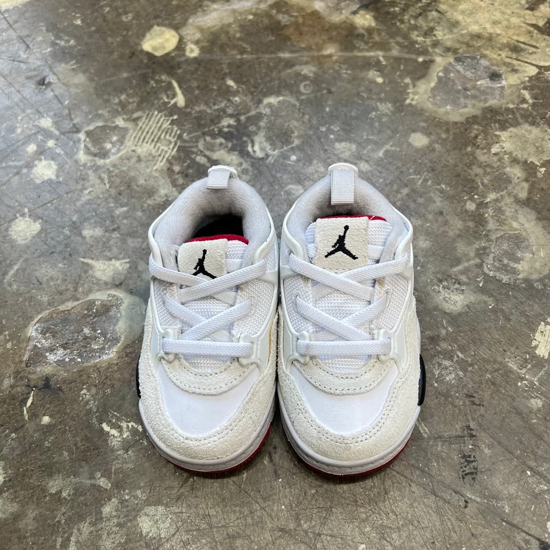 110) 새제품 나이키 조던4 키즈 바시티레드 운동화 신발 상품이미지3