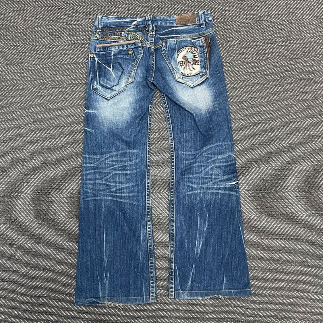 레드페퍼 펑크 워싱 데님 팬츠 v0177 상품이미지2