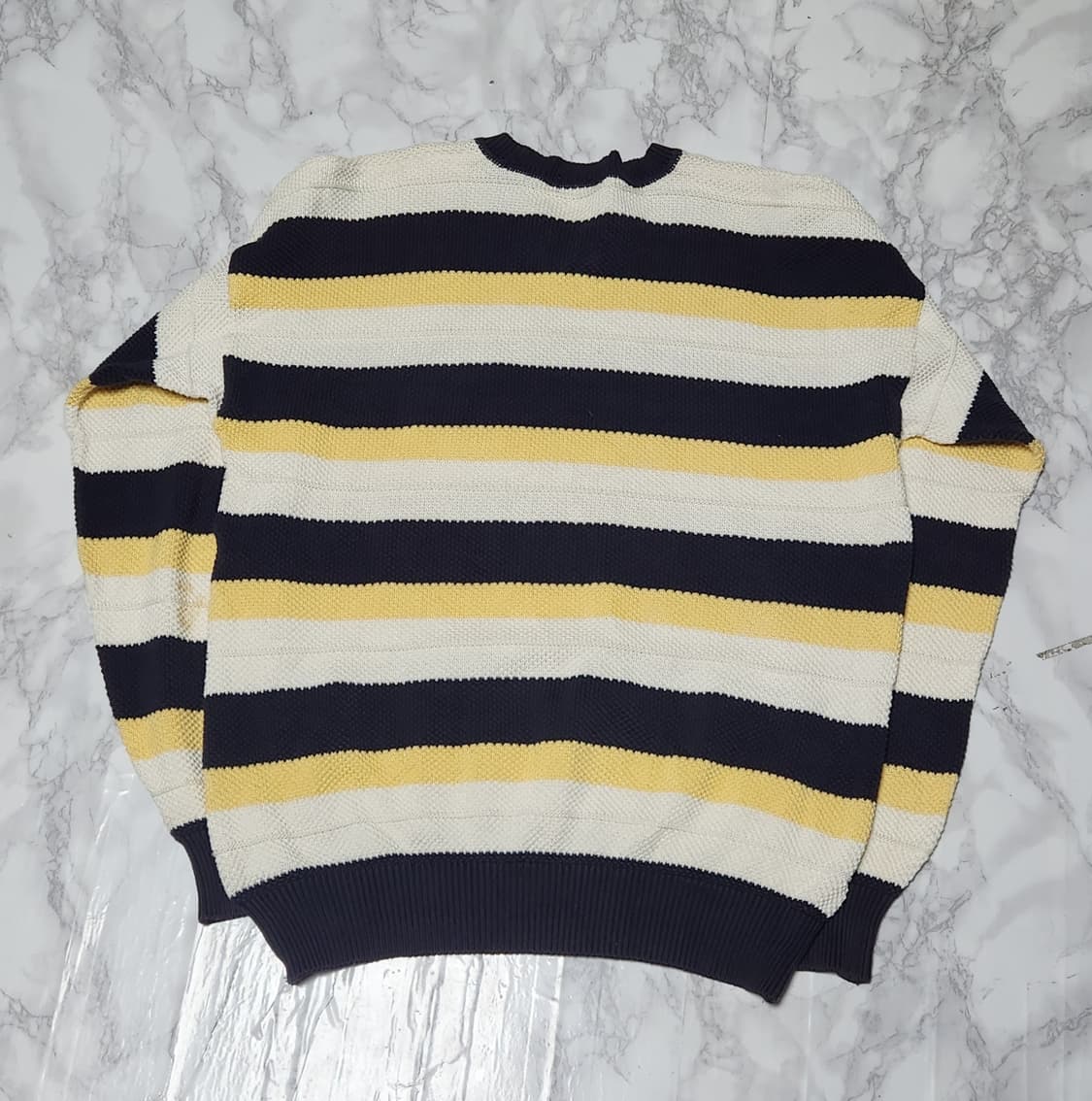 XL 버버리 90S 단가라 오버핏 니트 상품이미지4