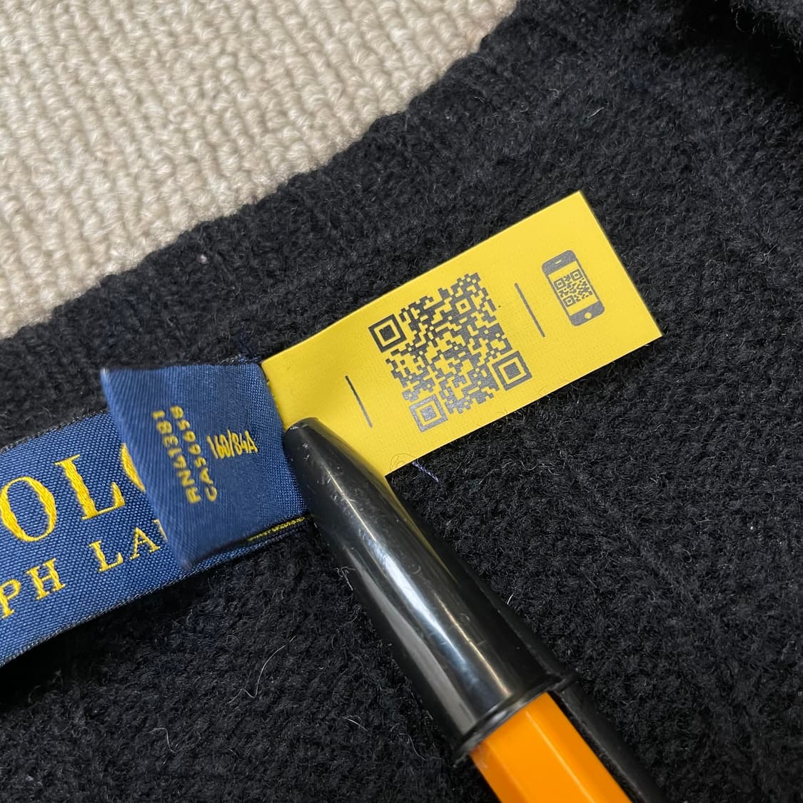 polo 랄프로렌 폴로 우먼스 브이넥 케이블니트 s 상품이미지3