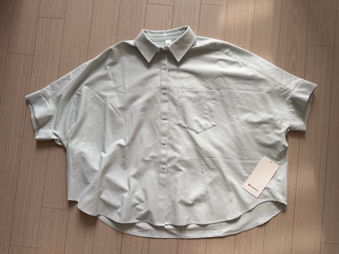 룰루레몬 린넨 셔츠 / 하늘색 상품이미지1