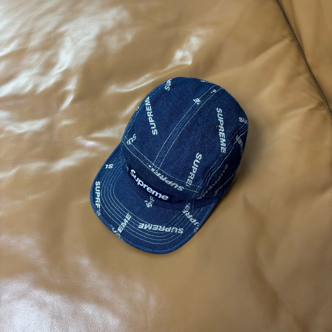 Supreme 슈프림 워시드 데님 캠프캡 모자 (Washed Denim) 상품이미지5