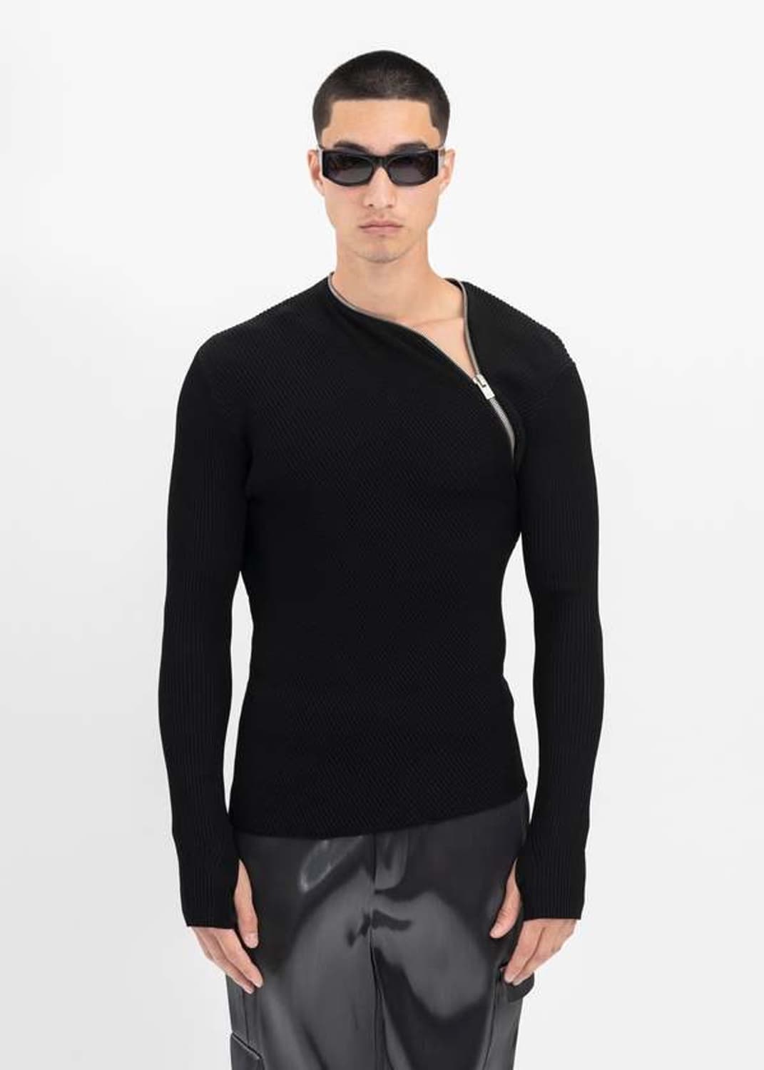 [구매희망] heliot emil tied zip knit 상품이미지1