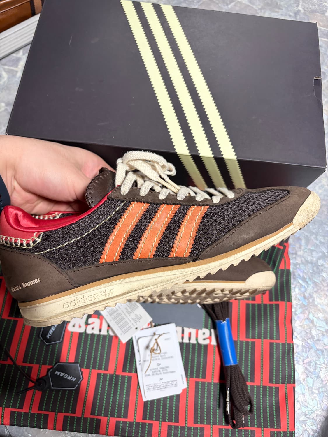 아디다스 웨일스보너 SL72 매쉬 브라운 265 상품이미지3