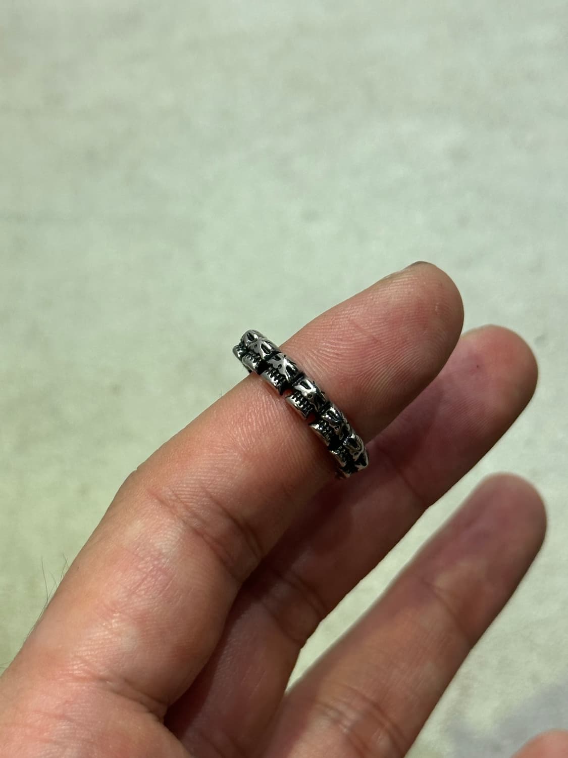 Tiny skull ring- 타이니 스컬 반지 상품이미지2