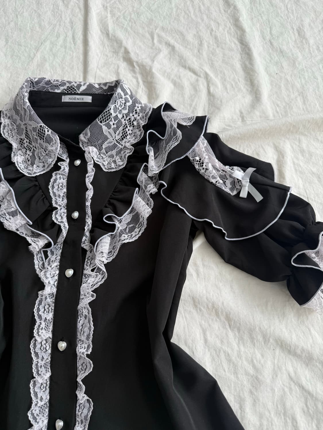 고딕 고스로리 레이스 블라우스 상품이미지3
