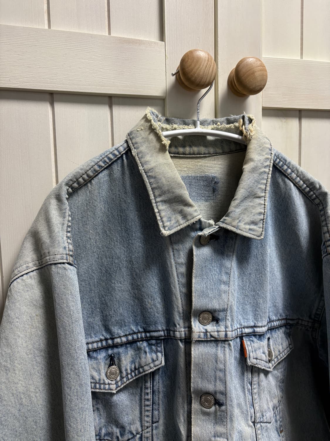 90s 리바이스 오렌지 탭 써드 타입3 데님 자켓 상품이미지2