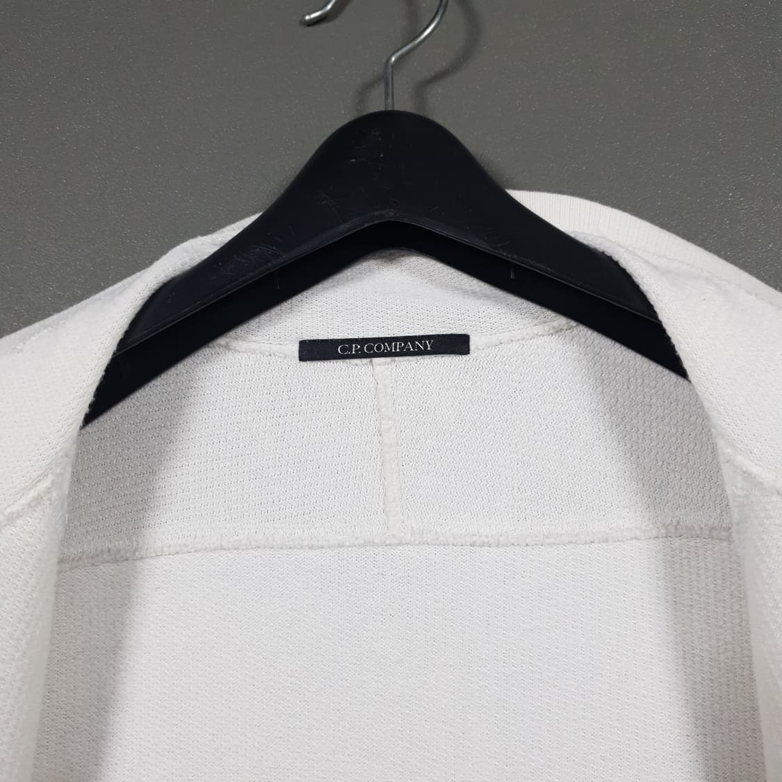 실측 M (95) 정품 CP컴퍼니 시스루 코튼 집업 자켓 크림 상품이미지7