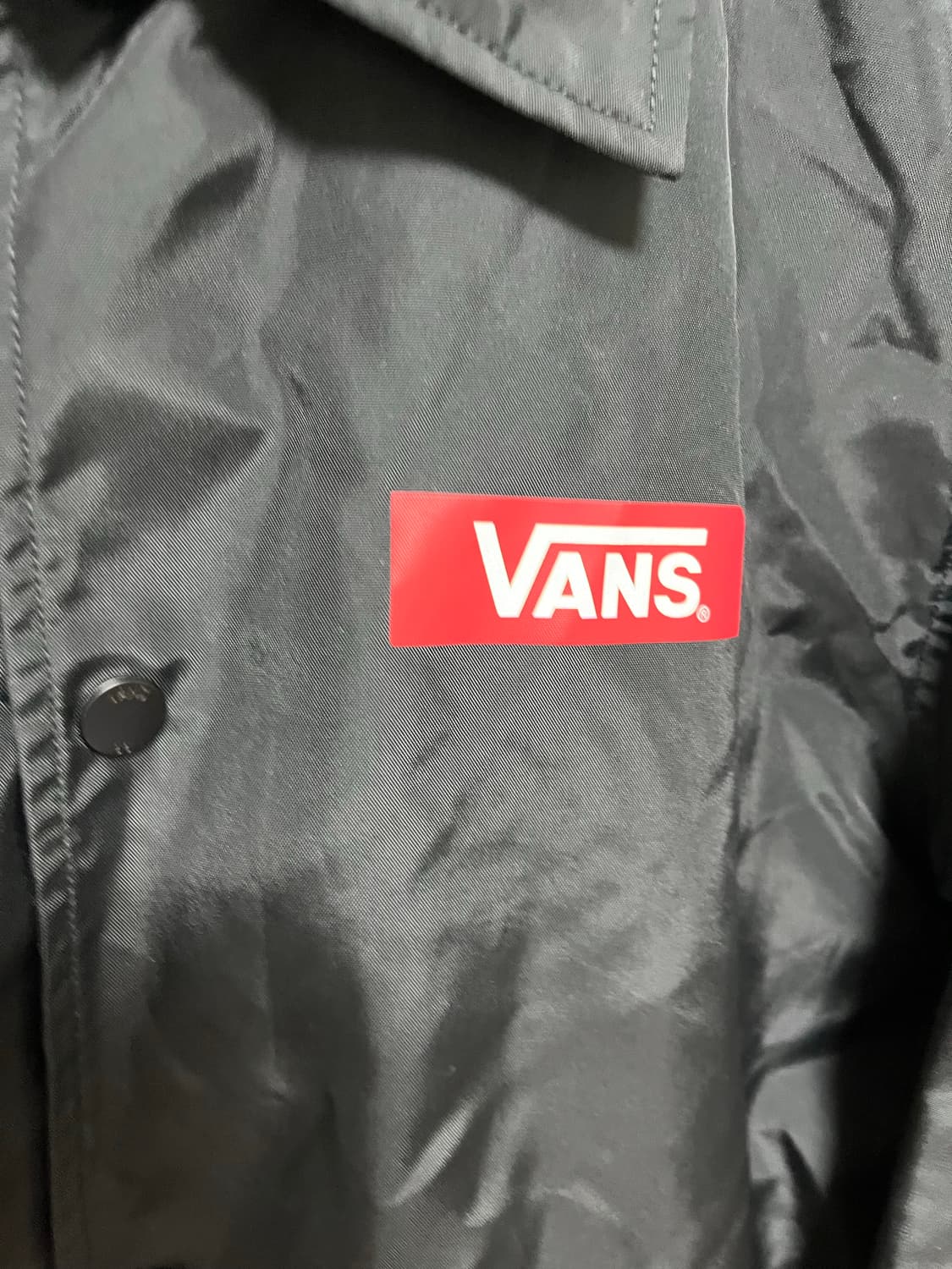 반스 블랙 코치 자켓 상품이미지2