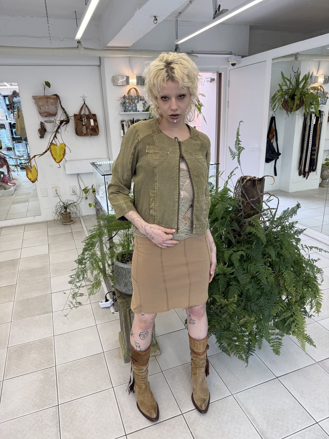 linen cargo jacket 상품이미지4