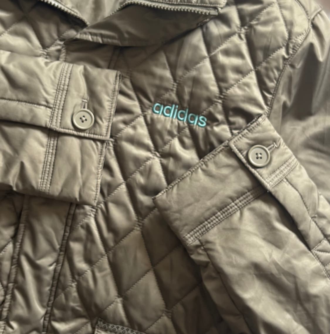 adidas 아디다스 올리브 퀄팅 점퍼 상품이미지4