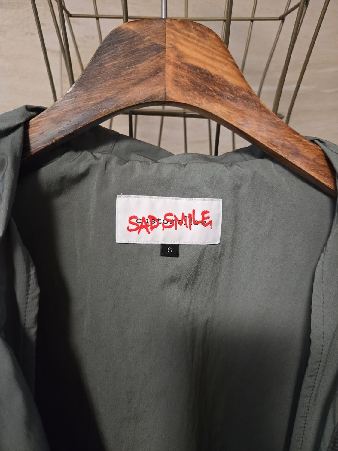 [95/s] 커스텀멜로우 새드스마일 남성 야상 자켓 상품이미지7