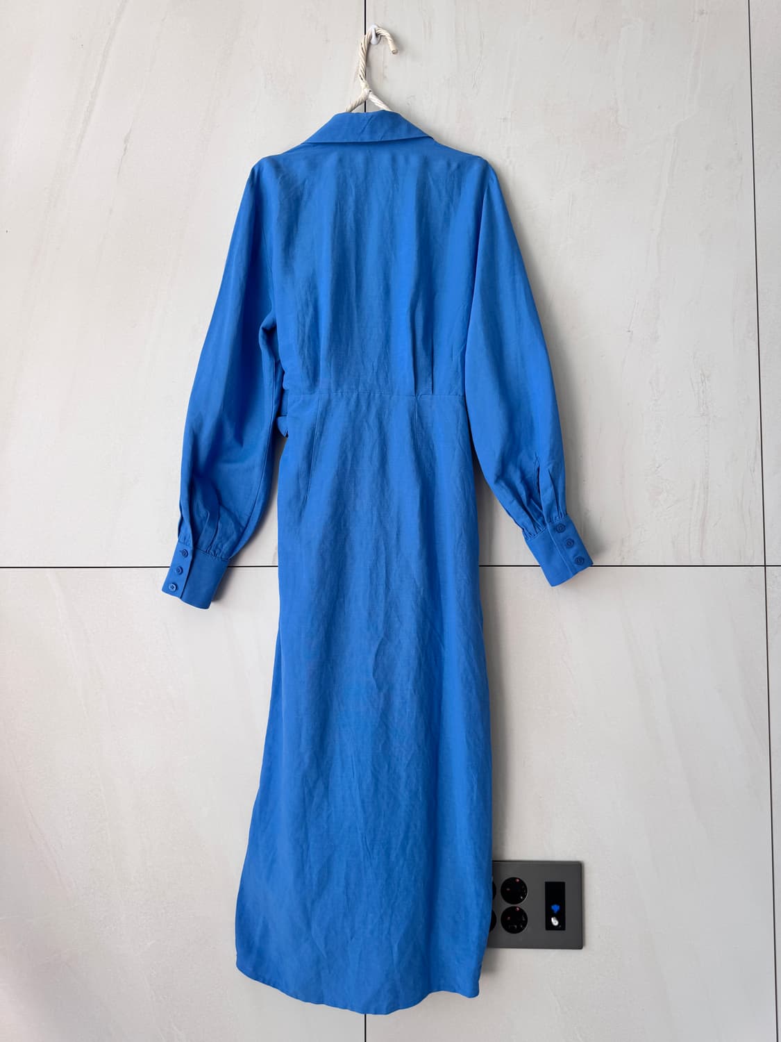 새상품 컨디션 & Other Stories 블루 랩 원피스 EUR 36( 상품이미지9