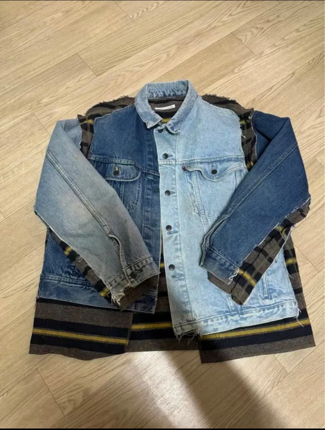 [M]리빌드바이니들스 리버시블 청자켓 상품이미지1