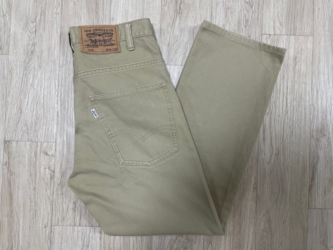 29~30) 00's 리바이스 재팬 519 베드포드 베이지 코튼팬츠 상품이미지1