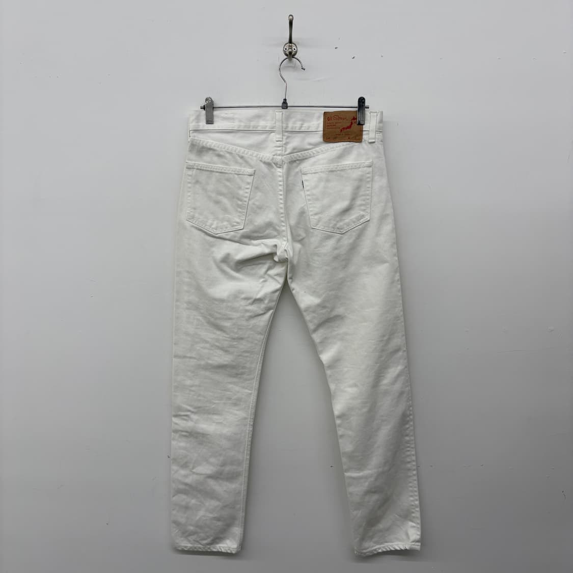 오어슬로우 빈티지 화이트 데님 팬츠 30in 상품이미지3