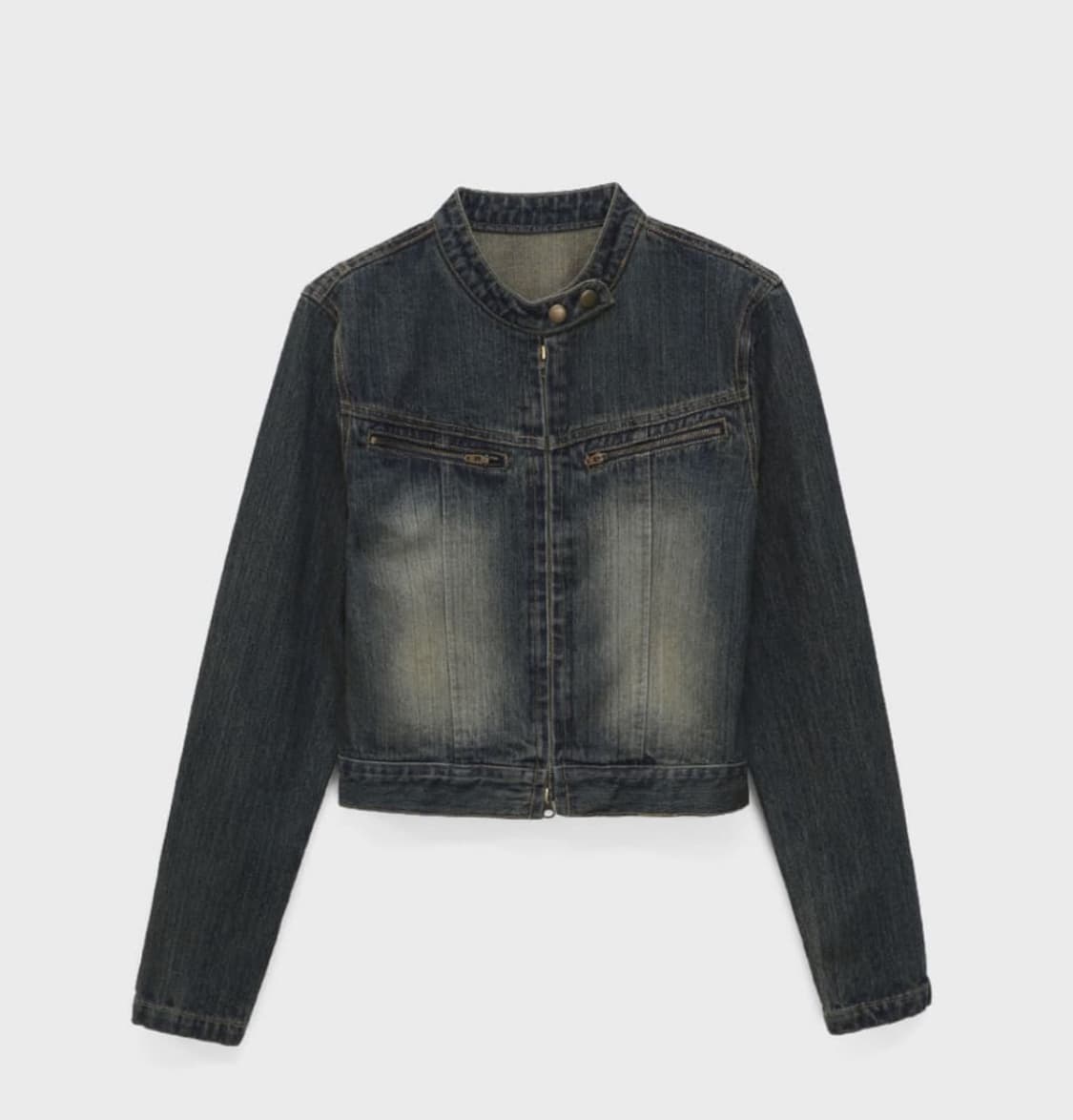 블랙업 디뮤어 데님 자켓 S 상품이미지1