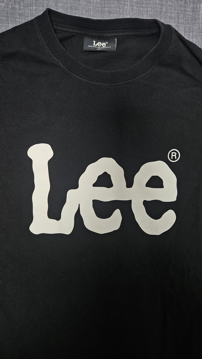 Lee 블랙 로고 반팔티 L 상품이미지3