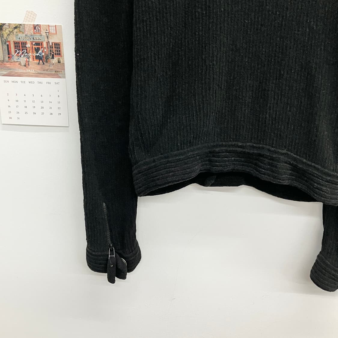 버버리 바이커 니트 집업 자켓 상품이미지10